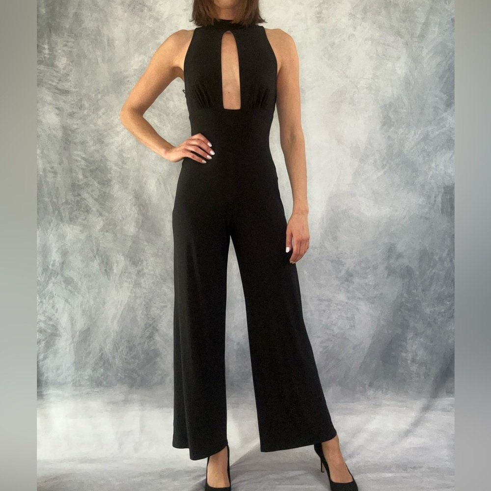 Love Black Sleek Modern Jumpsuit